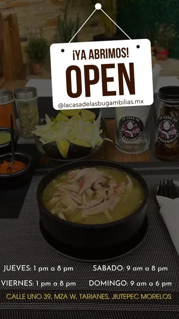 Foto 2 del restaurante La Casa de las Bugambilias